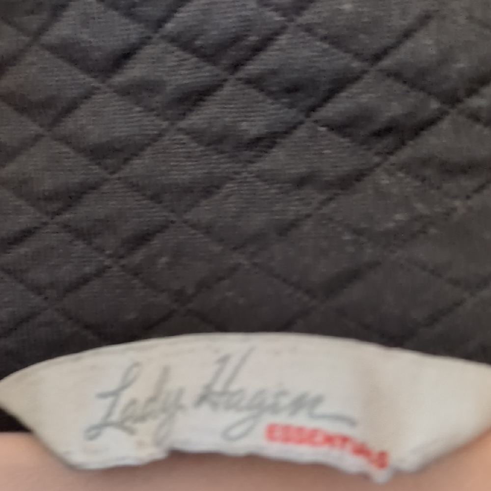 Lady Hagen Black Long Sleeve 1/4 Zip-Up Top, sz S - Picture 2 of 11